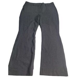 3268 White House Black Market Ines‎ Boot Cut Black Slacks Women's 16